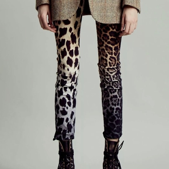 R13 Alison skinny leopard jeans. SIZE 26. BNWT - Picture 6 of 12